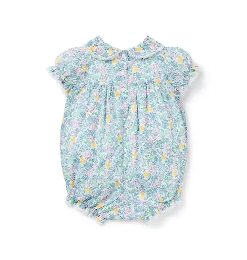 Baby Ditsy Floral Collared Romper