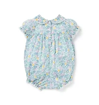 Baby Ditsy Floral Collared Romper