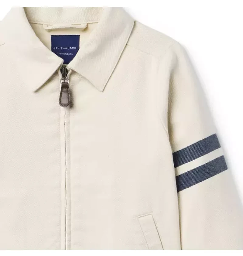 The Striped Twill Jacket