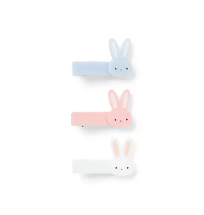 Bunny Barrette Set