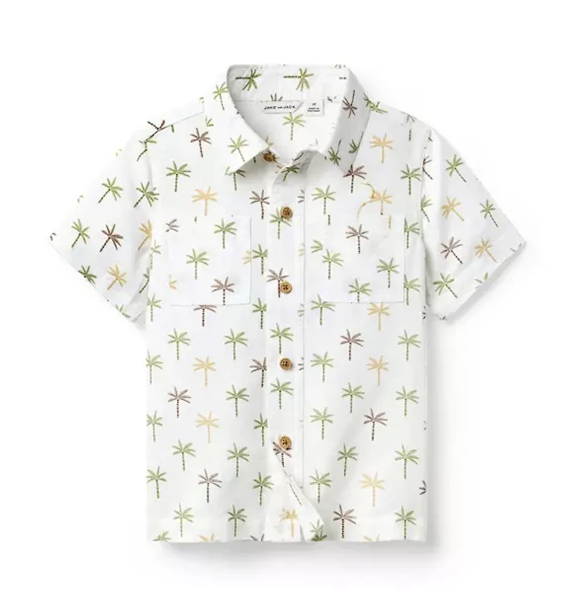 The Linen-Cotton Double Pocket Shirt