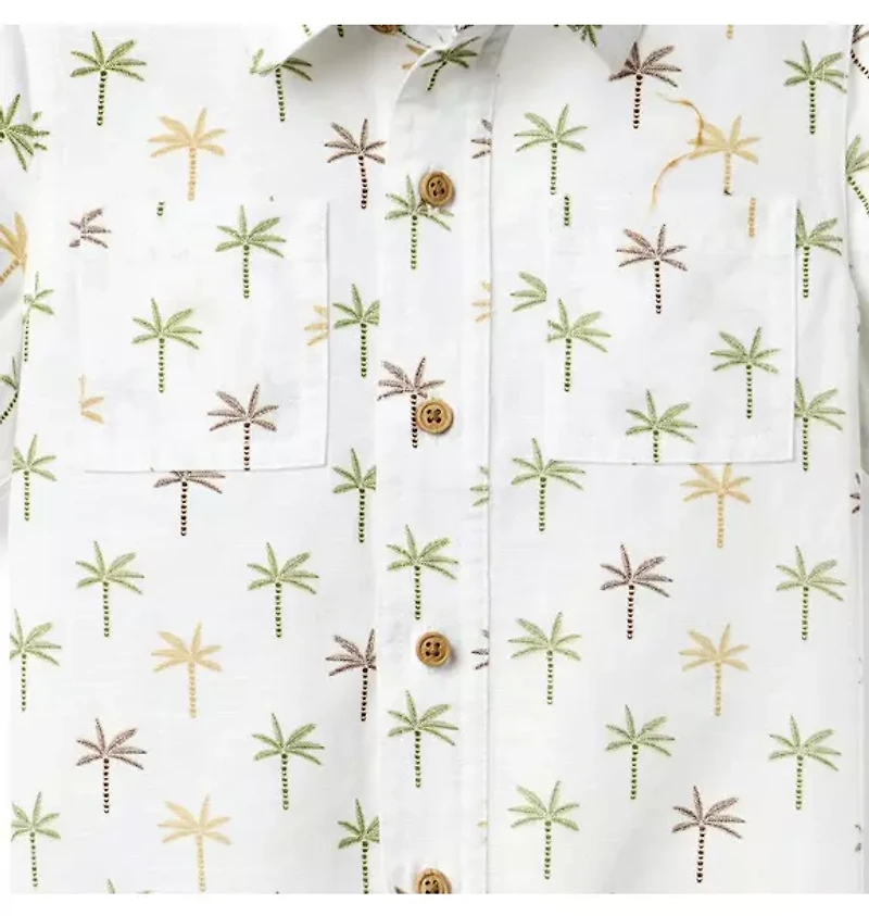 The Linen-Cotton Double Pocket Shirt