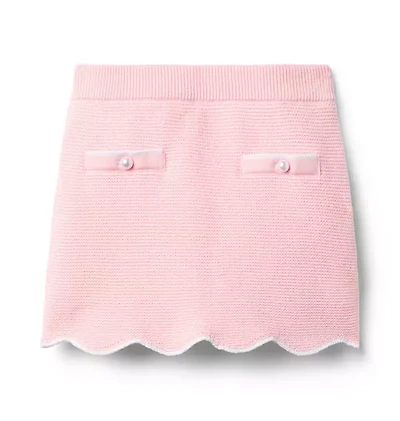 The Scalloped Hem Skirt