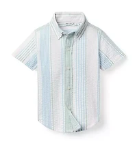 Striped Seersucker Shirt