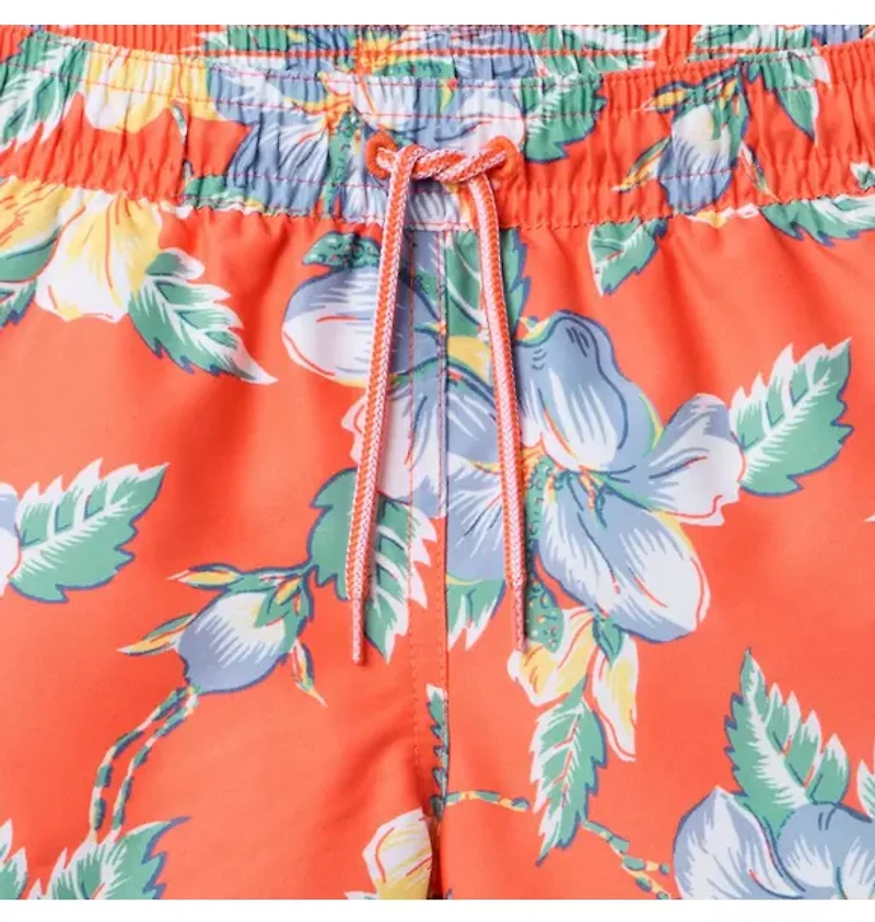 Recycled Floral Swim Trunk