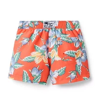 Recycled Floral Swim Trunk