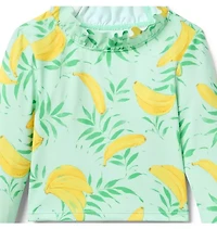 Recycled Banana Rash Guard Swimsuit