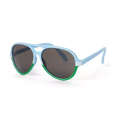 Stripe Aviator Sunglasses