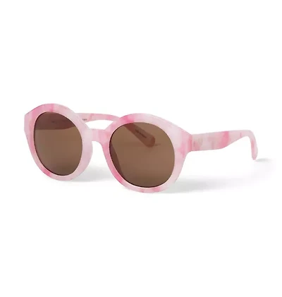 Marbled Round Sunglasses
