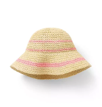 Striped Straw Hat