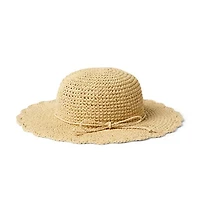 Scalloped Straw Sun Hat