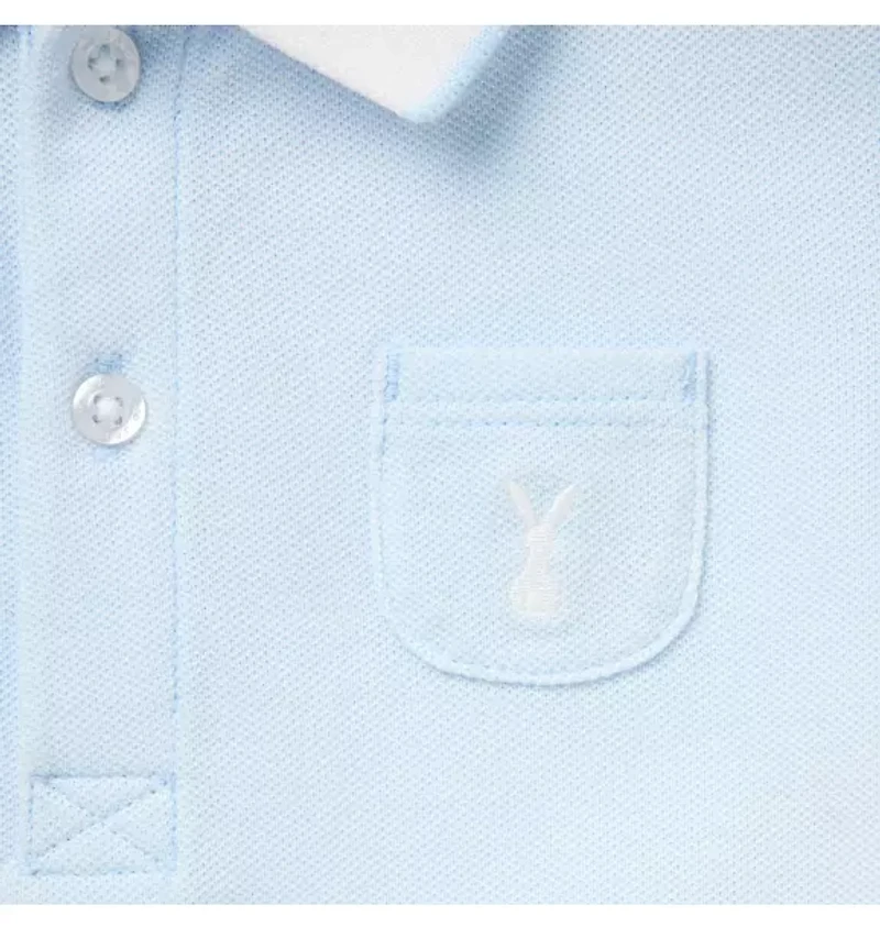Baby Bunny Pique Polo Bodysuit