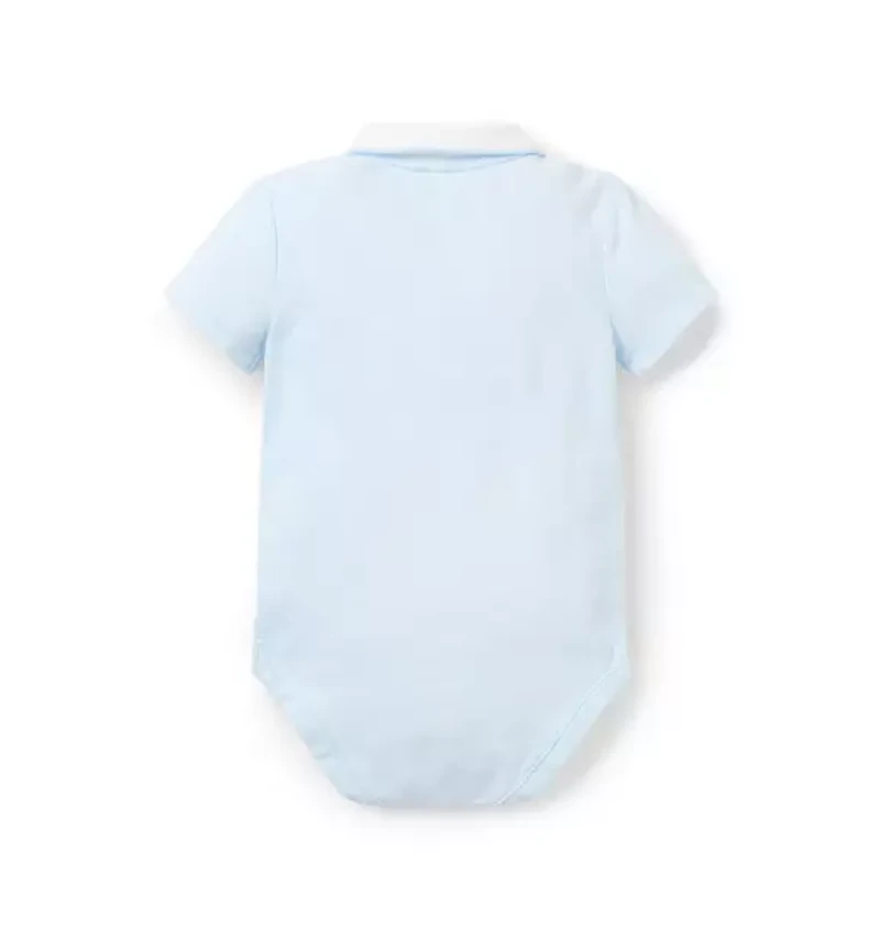 Baby Bunny Pique Polo Bodysuit