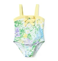 Recycled Floral Bow Swimsuit