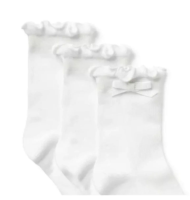 Bow Sock 3-Pack