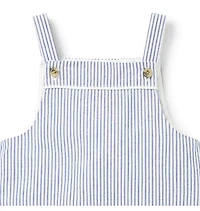 Baby Striped Seersucker Overall