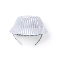 Baby Striped Seersucker Bucket Hat