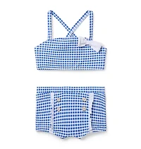 Recycled Gingham Bow 2-Piece Swimsuit