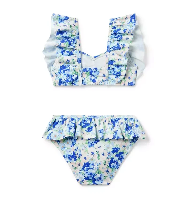 Recycled Floral Sweetheart 2-Piece Swimsuit