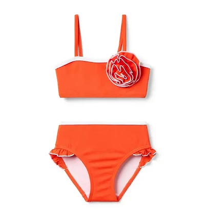 Recycled Rosette 2-Piece Swimsuit