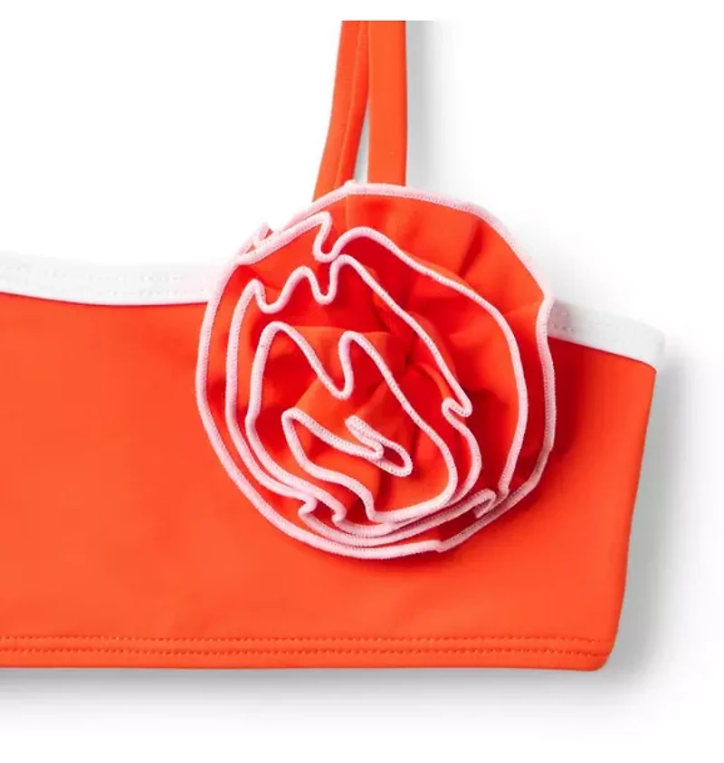 Recycled Rosette 2-Piece Swimsuit