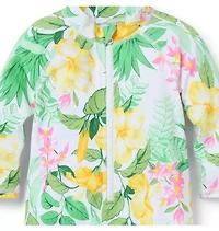 Baby Recycled Tropical Floral Swimsuit
