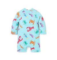 Baby Recycled Shellfish Rash Guard Swimsuit