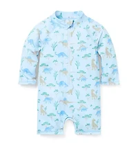 Baby Recycled Dinosaur Rash Guard Swimsuit