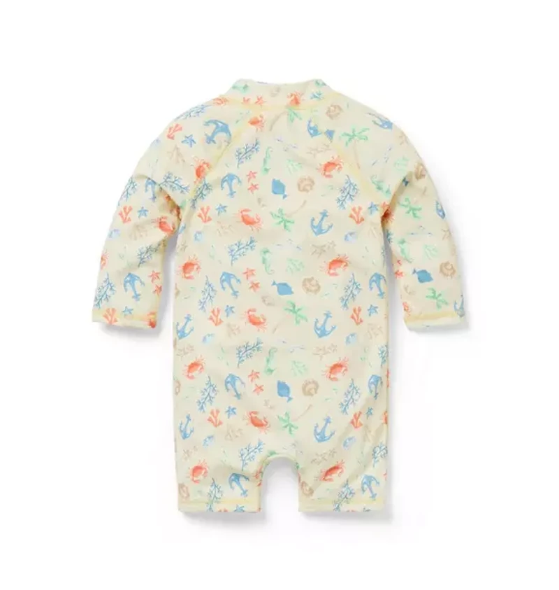 Baby Recycled Sea Friends Rash Guard Swimsuit
