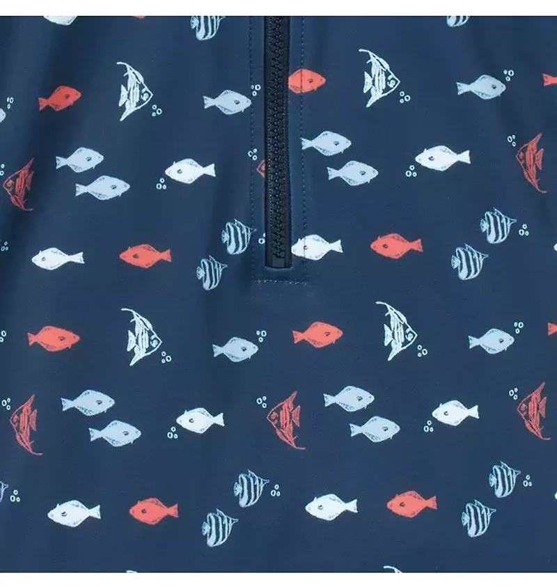 Baby Recycled Fish Rash Guard Swimsuit