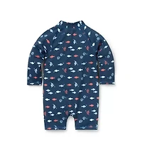 Baby Recycled Fish Rash Guard Swimsuit