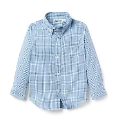 Plaid Poplin Shirt