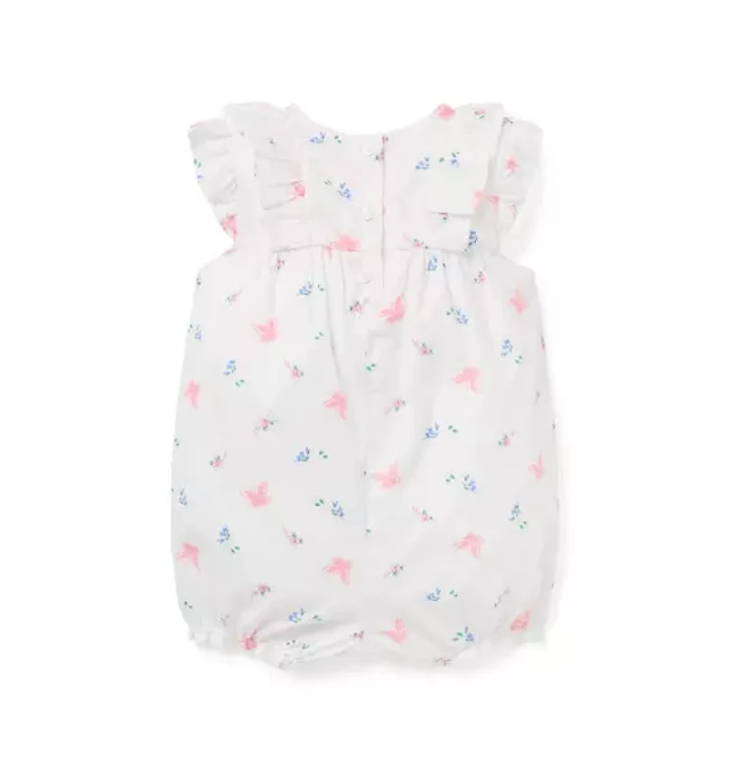 Baby Butterfly Ruffle Romper