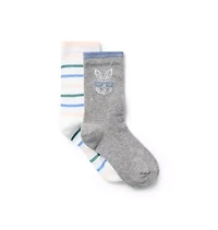 Bunny And Stripe Sock 2-Pack
