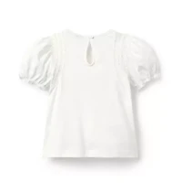 The Classic Crochet Trim Top