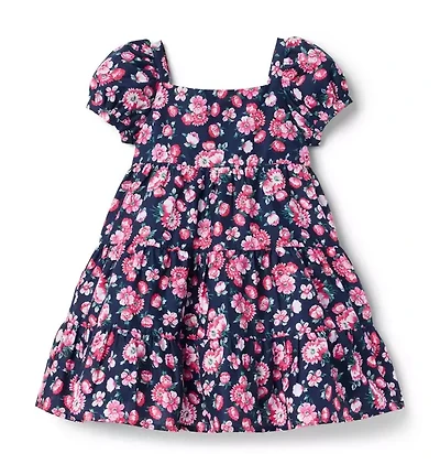 Floral Puff Sleeve Dress