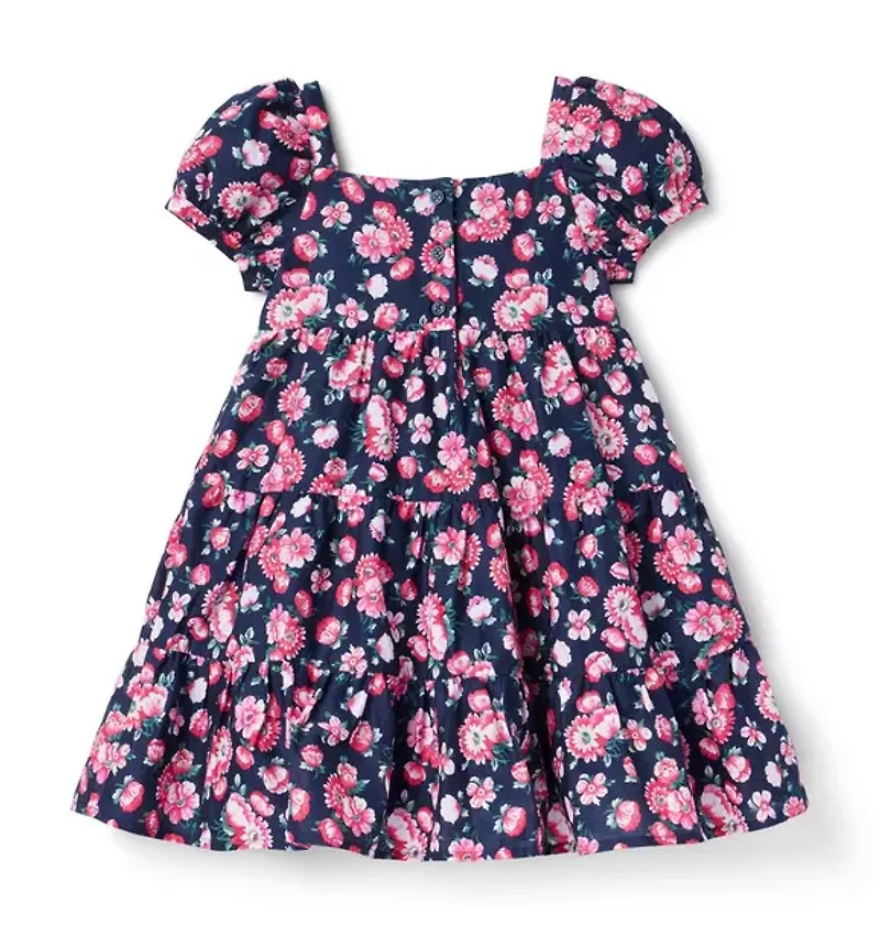 Floral Puff Sleeve Dress