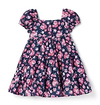 Floral Puff Sleeve Dress