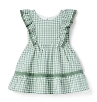 Gingham Ruffle Dress