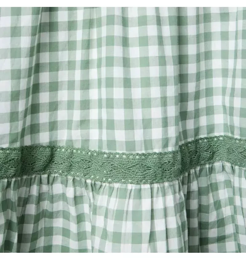 Gingham Ruffle Dress