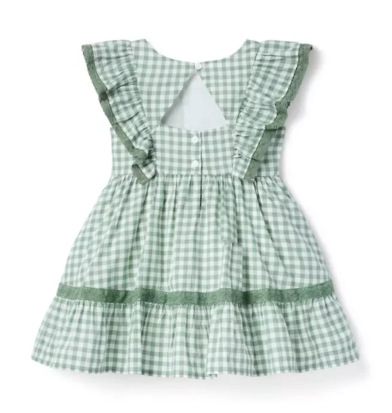 Gingham Ruffle Dress