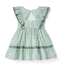 Gingham Ruffle Dress