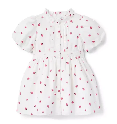 The Ladybug Pintuck Dress
