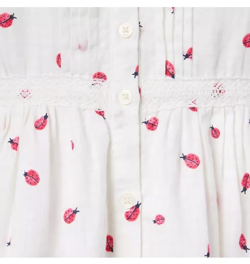 The Ladybug Pintuck Dress