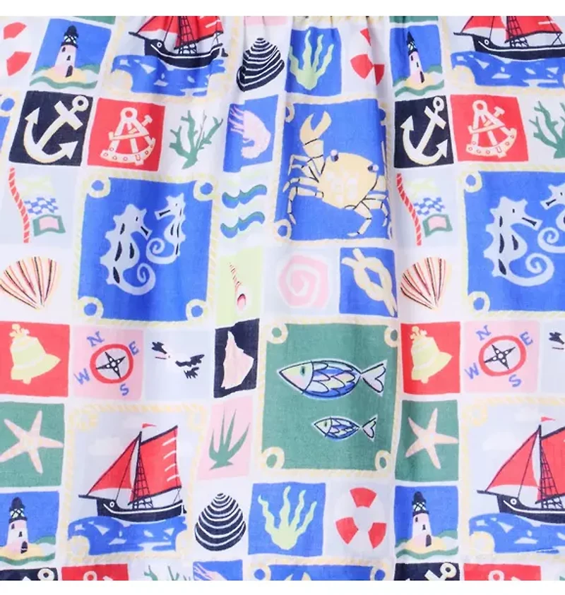 The Nautical Pintuck Dress