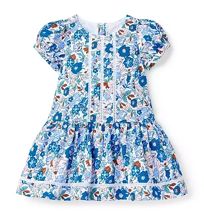 Floral Corduroy Dress