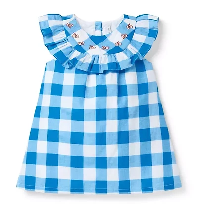 Gingham Ruffle Dress
