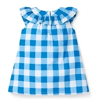 Gingham Ruffle Dress