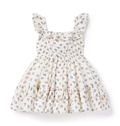 Ditsy Floral Ruffle Dress