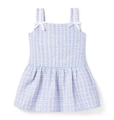 The Tweed Bow Strap Dress